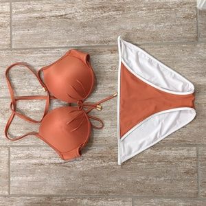Victoria Secret Bronze Bikini Size L